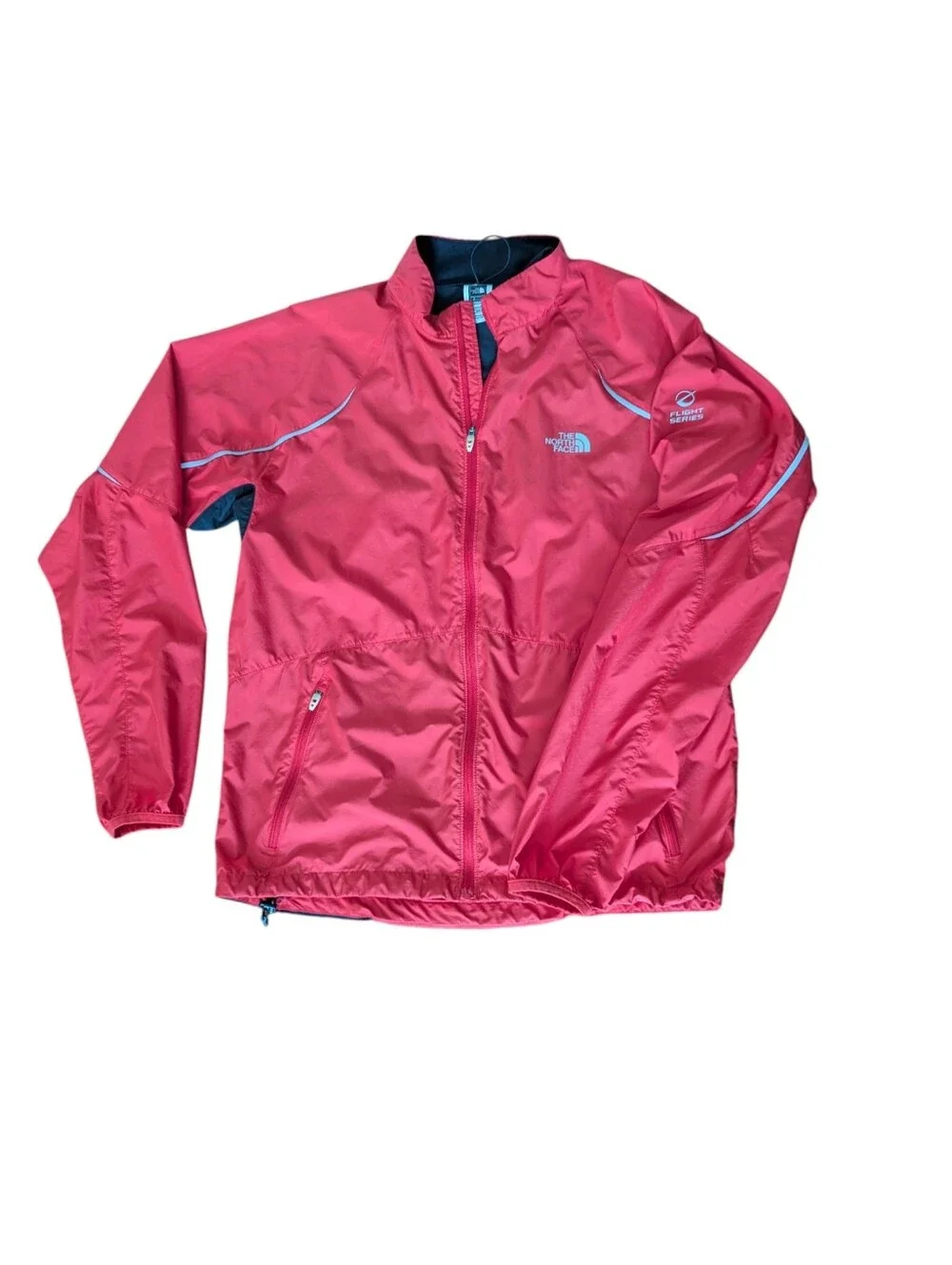 The North Face Cycling Reflective Windbreaker Flight Series Zip Up Jacket Sz S